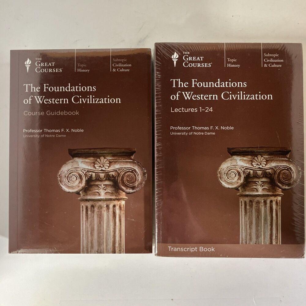 The Great Courses Foundations of Western Civilization COMPLETE DVD Set Books NEW